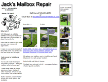 Tablet Screenshot of jacksmailboxrepair.com